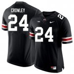 NCAA Ohio State Buckeyes Men's #24 Marcus Crowley Black Nike Football College Jersey USF7545JF